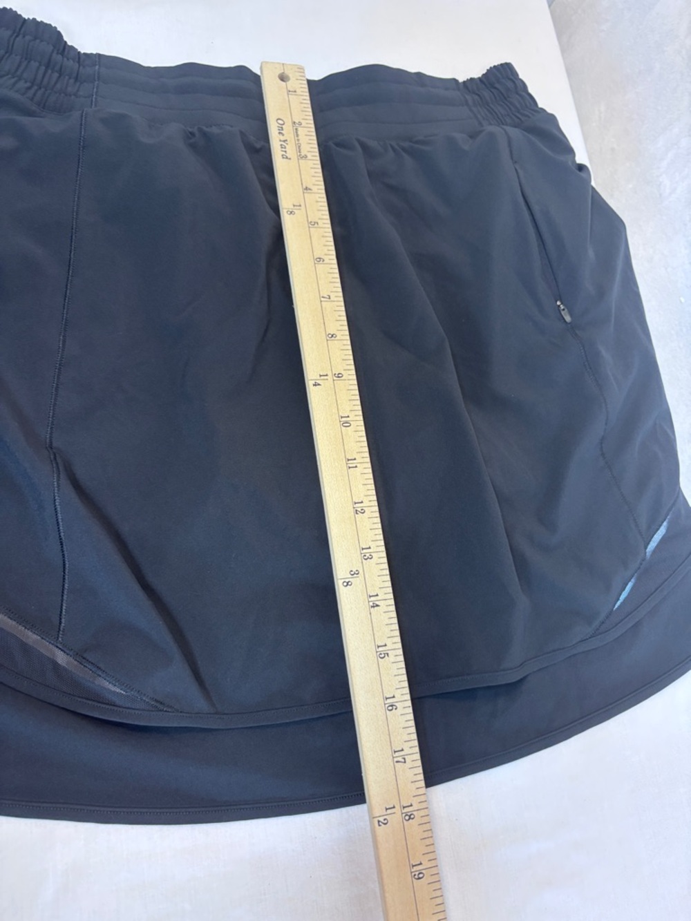 Lululemon Hotty Hot High Rise Skirt Skort Size 10 In Black - Picture 11 of 11